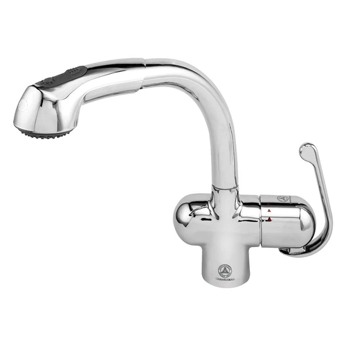 شیر آشپزخانه شلنگدار شیرآلات بهداشتی قهرمان مدل زدرا متحرک