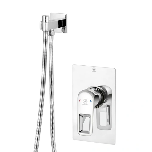 شیر سرویس بهداشتی توکار شیرآلات بهداشتی قهرمان مدل فلت