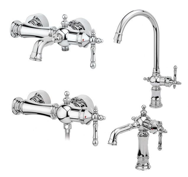 ست شیرآلات قهرمان مدل نگین