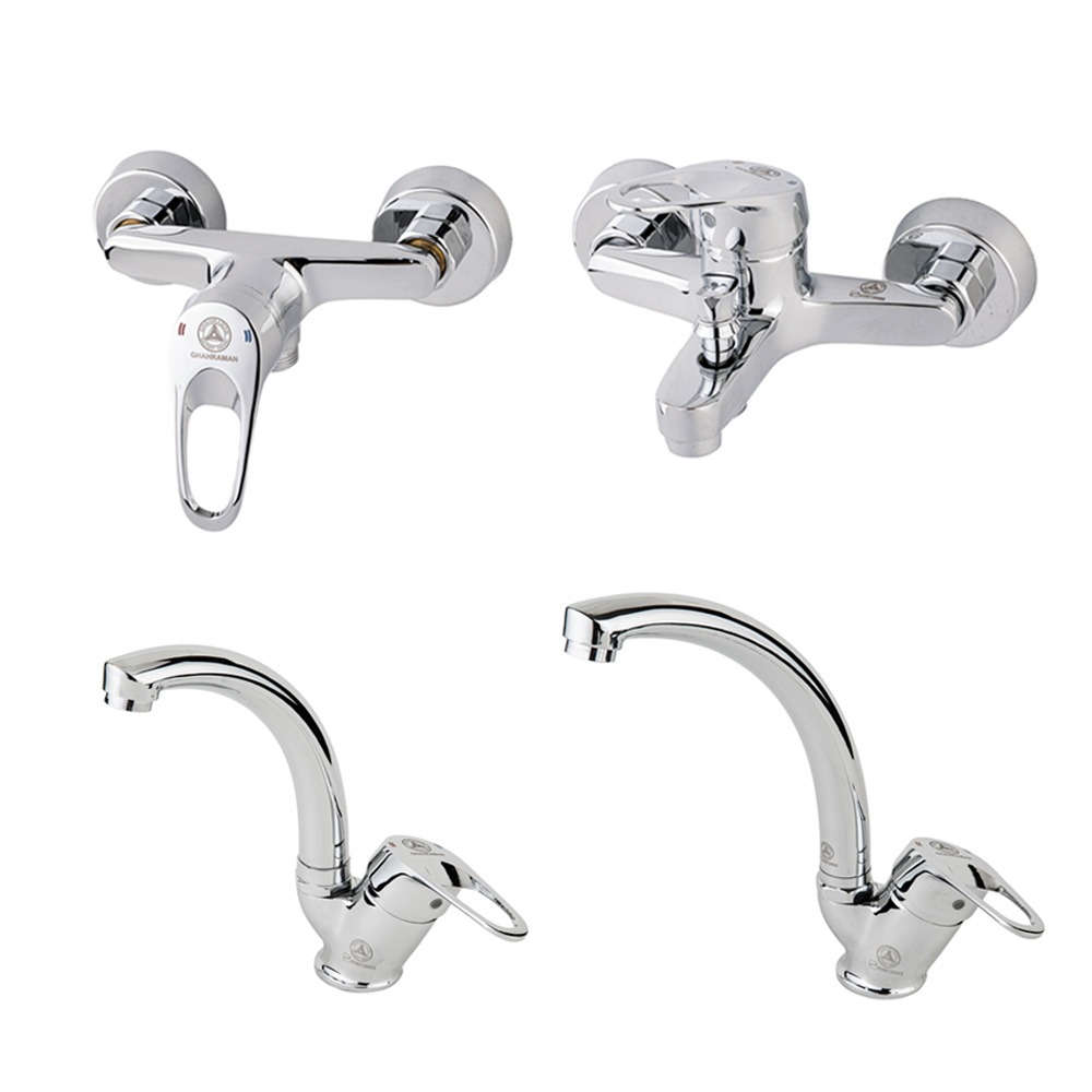 ست شیرآلات بهداشتی قهرمان مدل تندیس